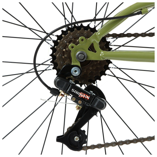 Велосипед 24" PROGRESS Sierra FS RUS, хаки, р. 15"