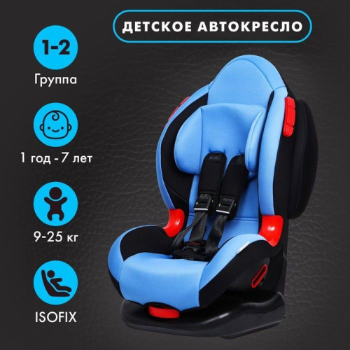 Автокресло детское, удерживающее устройство для детей Round Isofix гр. I/II