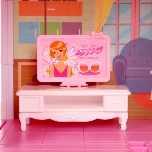 Дом для кукол «Особняк» с куклами, с аксессуарами