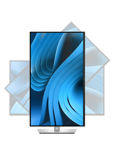 Монитор Dell P2725QE S/BK 27" ( IPS; 16:9; 350cd/m2; 1500:1; 5ms; 3840x2160x100Hz; DP; HDMI; USB-C; USB-C(90W); 3xUSB; RJ45; Tilt; Swiv; HAS; Pivot;VESA)