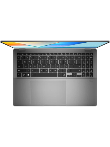 Ноутбук ASUS Vivobook 16 Flip TP3607SH-RJ043W, 16" (2880x1800) OLED 120 Гц/Intel Core Ultra 7 258V/32 ГБ DDR5/1024 ГБ SSD/NVIDIA GeForce RTX 5050 для ноутбуков (8 Гб)/Windows 11 Home, Серый (90NB15S1-M00210)