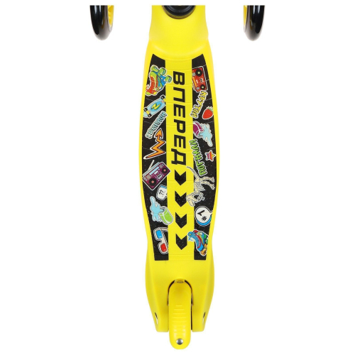 Самокат-снегокат 2 в 1 GRAFFITI «Вперед»