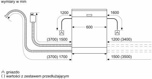 Встраиваемая посудомоечная машина Bosch SMV46KX55E