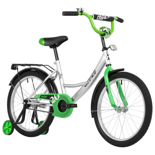 Велосипед 20" Novatrack VECTOR, серебристый