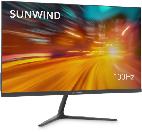 Монитор SunWind 21.5" SM-22FV222 FHD VA черный SM22VB01