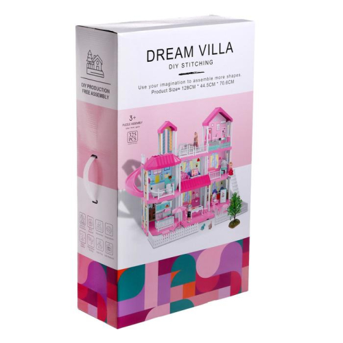 Дом для кукол «Особняк» с куклами, с аксессуарами