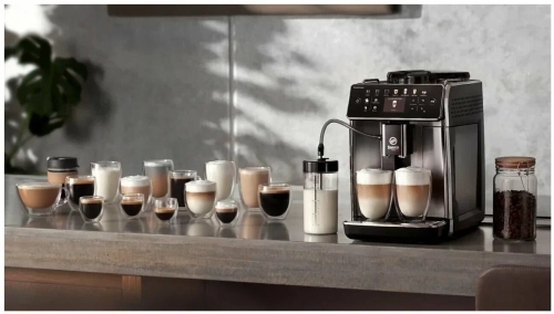 Кофемашина Saeco GranAroma SM6580, черный