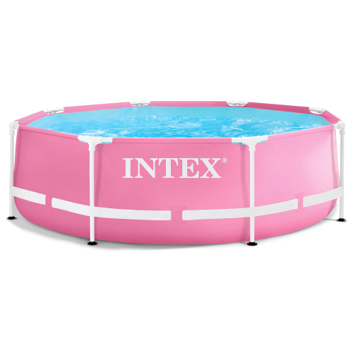 Бассейн каркасный INTEX Pink Frame Pool 28290NP 