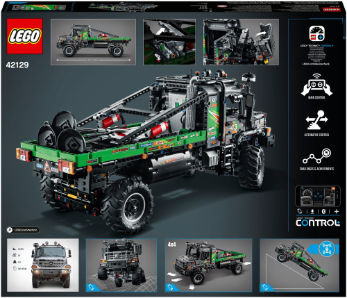 Конструктор LEGO Technic 42129 Полноприводный грузовик-внедорожник Mercedes-Benz Zetros
