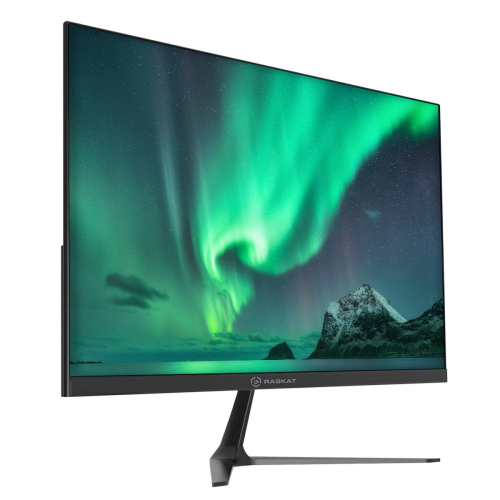 Монитор Raskat I24F10DA 23.8, IPS, 1920*180, VGA+HDMI+DP, 4ms, 178°/178°, 1000:1, 100Hz, Black