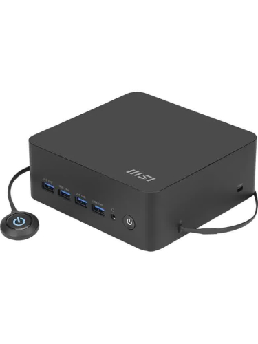 Мини-ПК MSI Cubi Z AI 8M, AMD Ryzen 7 8845HS / 16 ГБ DDR5 / 1024 ГБ SSD / AMD Radeon Graphics / Без ОС, черный (9S6-B03231-022)