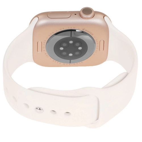 Часы Apple Watch Series 11 42mm Rose Gold Aluminium Case, Sport Band (Light Blush) M/L