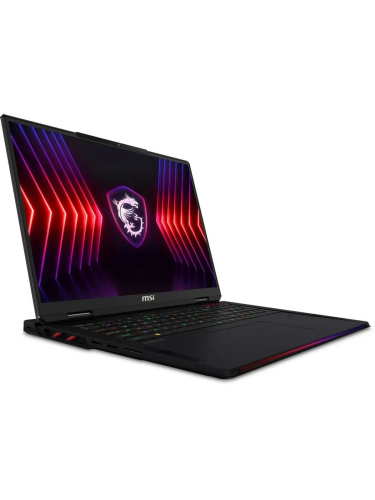 Ноутбук MSI Raider 18 HX AI A2XWIG-204RU, 18" (3840x2400) IPS 120 Гц/Intel Core Ultra 9 285HX/32 ГБ DDR5/4096 ГБ SSD/NVIDIA GeForce RTX 5080 для ноутбуков (16 Гб)/Windows 11 Home, Черный (9S7-182462-204)