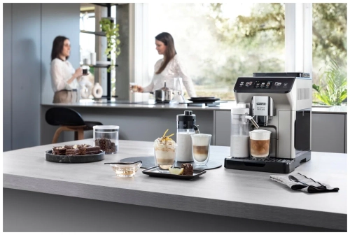 Кофемашина DeLonghi Eletta Explore ECAM 450.55 S, серебристый/черный