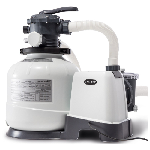 Бассейн каркасный Ultra XTR Frame, 732 х 132 см, песчаный фильтр-насос, лестница, тент, подстилка, 26340NP INTEX