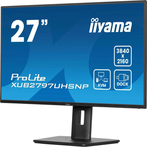 Монитор Iiyama 27" ProLite XUB2797UHSNP-B1 Ultra HD 4K IPS LED черный