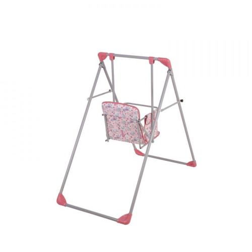 Качели детские напольные «Чарли», цвет розовый