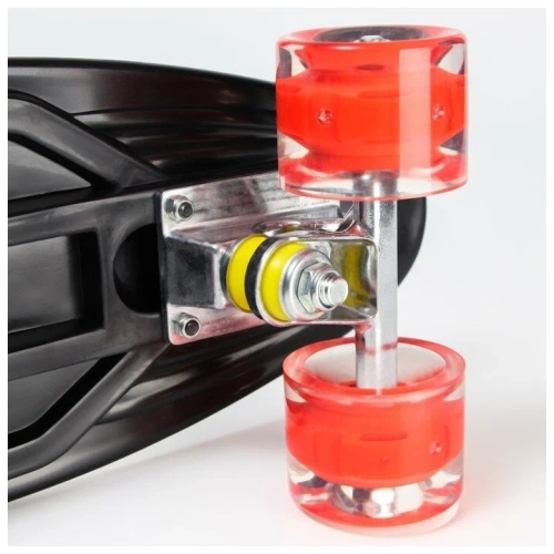 Пенниборд "Marvel" 56 х 16 см, колеса световые PU 60х45 мм, ABEC 7, цвет красный