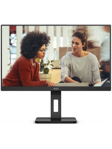 Монитор AOC 27E3QAF 27" 1920х1080 WLED, 16:9, IPS, 300 cd/m2, 1000:1, 20М:1, 4 ms, 178°/178°, VGA, HDMI, DP, 100 Hz, Speakers, Tilt, Height, Swivel, Pivot, Internal, VESA, Black, 3y