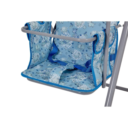 Качели детские напольные «Чарли», цвет голубой