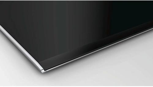 Индукционная варочная панель Bosch PXX675DC1E, цвет панели черный, цвет рамки серебристый