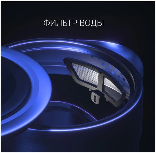 Чайник Polaris PWK 1725CGLD WIFI IQ Home, серебристый/черный