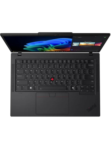 Ноутбук Lenovo ThinkPad T14 Gen 6, 14" (2880x1800) OLED 120 Гц/Intel Core Ultra 7 255H/16 ГБ DDR5/512 ГБ SSD/Intel Arc Graphics/Windows 11 Pro, Черный (21QCA049CD)