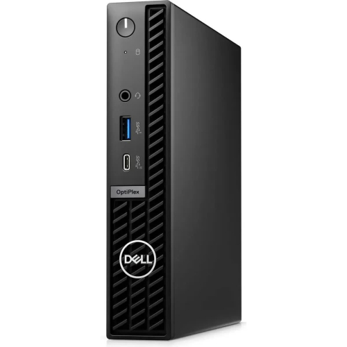Мини-ПК Dell Optiplex 7020 Micro, Intel Core i3-14100 / 8 ГБ DDR5 / 512 ГБ SSD / Intel UHD Graphics / Ubuntu / Клавиатура, мышь, черный (7020-3850)