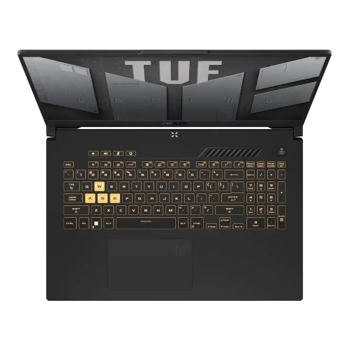 Ноутбук ASUS TUF Gaming F17 FX707VUR-HX225, 17.3" (1920x1080) IPS 144 Гц/Intel Core 5 210H/16 ГБ DDR5/512 ГБ SSD/NVIDIA GeForce RTX 4050 для ноутбуков (6 Гб)/Без системы, Серый (90NR0CS5-M00E30)