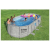 Бассейн каркасный Power Steel Swim Vista, 549 х 274 х 122, фильтр-насос, лестница, тент, 56716 Bestway