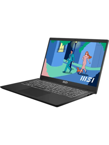 Ноутбук MSI Modern 15 B7M-472XRU, 15.6" (1920x1080) IPS/AMD Ryzen 7 7730U/16 ГБ DDR4/1024 ГБ SSD/AMD Radeon Graphics/Без системы, Черный (9S7-15HK12-472)