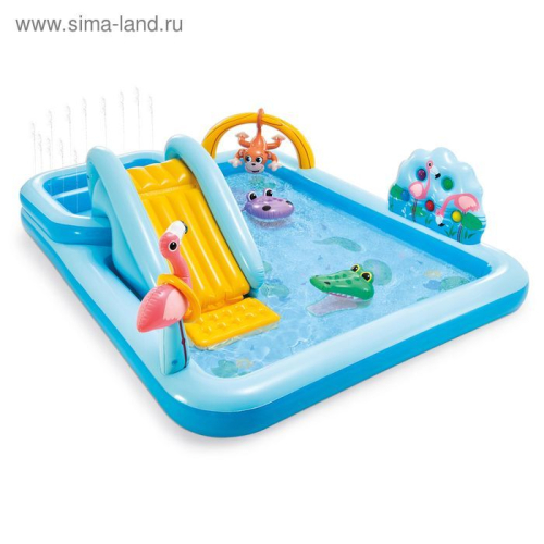 Игровой центр «Приключения в джунглях», 244 х 198 х 71 см, от 2 лет, 57161NP INTEX