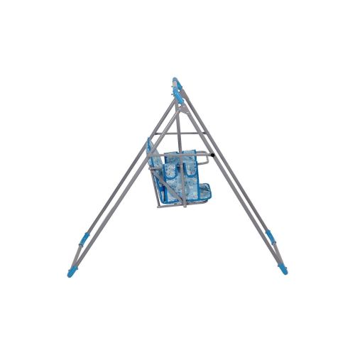 Качели детские напольные «Чарли», цвет голубой