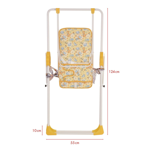 Качели детские напольные «Малыш. Фея», цвет желтый