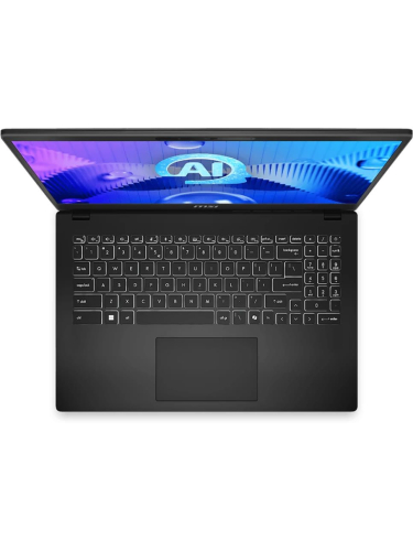 Ноутбук MSI Modern 15 H AI C1MTG-084US, 15.6" (1920x1080) IPS/Intel Core Ultra 9 185H/32 ГБ DDR5/1024 ГБ SSD/Intel Arc Graphics/Windows 11 Home, Черный (9S7-15H551-084)