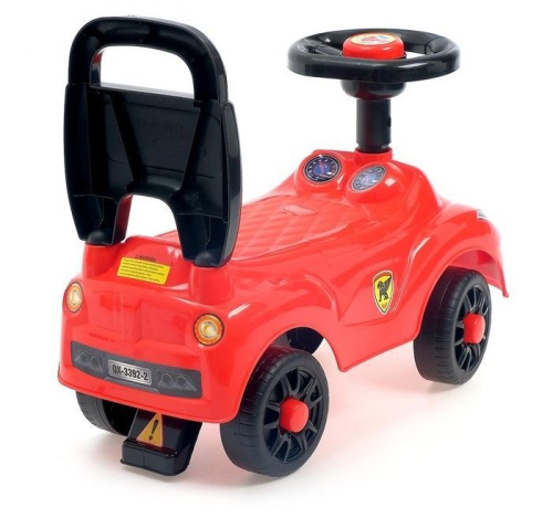 Толокар «Ночной гонщик», звуковые эффекты, цвет красный