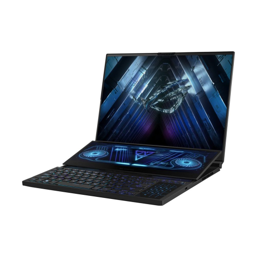 Ноутбук ASUS ROG Zephyrus Duo 16 GX650PY-NM083W, 16" (2560x1600) IPS 240Гц/AMD Ryzen 9 7945HX/32ГБ DDR5/2ТБ SSD/GeForce RTX 4090 16ГБ/Windows 11 Home, черный (90NR0BI1-M004V0)