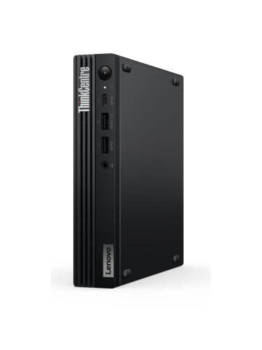 Мини-ПК Lenovo ThinkCentre Tiny M70q-5 slim, Intel Core i7 14700T / 16 ГБ DDR5 / 512 ГБ SSD / Intel UHD Graphics / Windows 11 Pro / Клавиатура, мышь, черный (12TD0041UM)