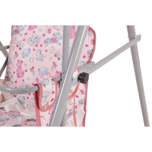 Качели детские напольные «Чарли», цвет розовый