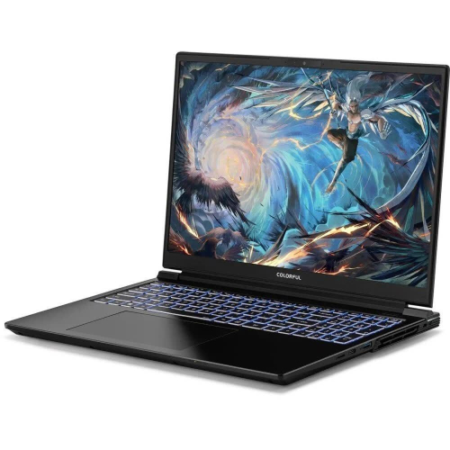 Ноутбук Colorful EVOL X16 PRO 23-HG76B16512H-G-RU-KA, 16" (2560x1600) IPS 240 Гц/Intel Core i7-13700H/16 ГБ DDR5/512 ГБ SSD/NVIDIA GeForce RTX 4060 для ноутбуков (8 Гб)/Windows 11 Home, Черный (A10205400060)