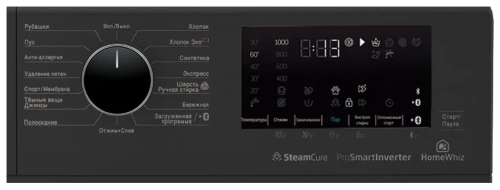 Стиральная машина Beko WSPE7H616A, черный