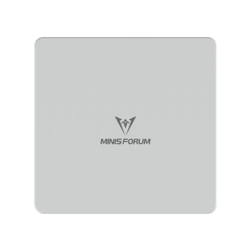 Мини-ПК MINISFORUM UN1245, Intel Core i5-12450H / 16 ГБ DDR4 / 512 ГБ SSD / Intel UHD Graphics / Windows 11 Pro, серебристый (UN1245 / 16GB+512GB)