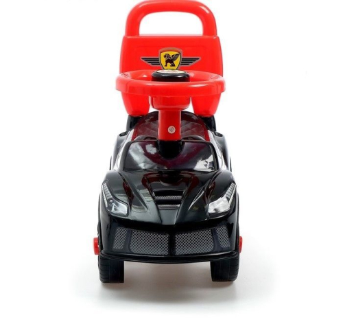 Толокар «Ночной гонщик», звуковые эффекты, цвет черный