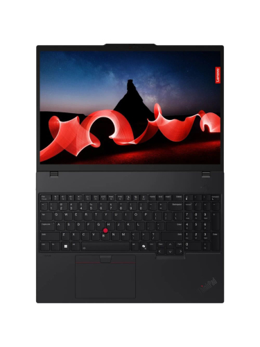 Ноутбук Lenovo ThinkPad T16 G3, 16" (3840x2400) OLED/Intel Core Ultra 7 165H/32 ГБ DDR5/1024 ГБ SSD/Intel Arc Graphics/Без системы, Черный (21MQS7GA00)