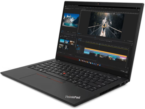 Ноутбук Lenovo ThinkPad T14 Gen 4, 14" (1920x1200) IPS/Intel Core i5-1335U/16ГБ DDR5/512ГБ SSD/Iris Xe Graphics/Win 11 Pro, черный (21HD0043RT)