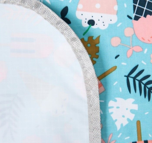 Коврик детский развивающий «Мороженое», трансформация в сумку, 141х141х0,5 см