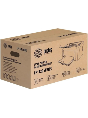 Принтер лазерный Cactus CS-LP1120NWW A4 белый (в комплекте: картридж + кабель USB, Ethernet)