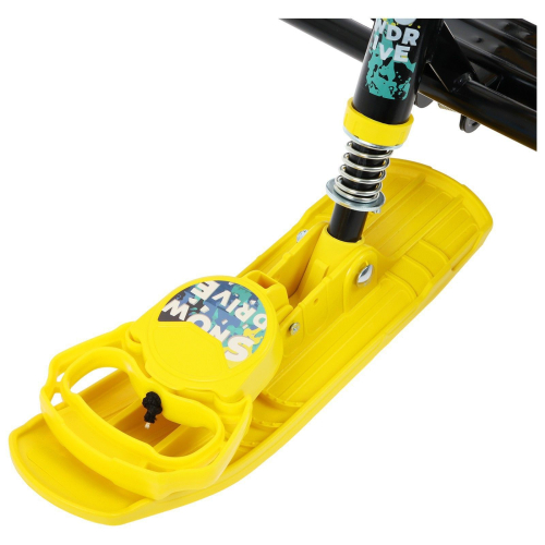 Снегокат «Тимка спорт 4-1 Зимний спорт», ТС4-1/С, со спинкой и ремнём безопасности