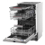 Встраиваемая посудомоечная машина 45 см Bosch Serie 6 | Hygiene Dry SPV6HMX3MR