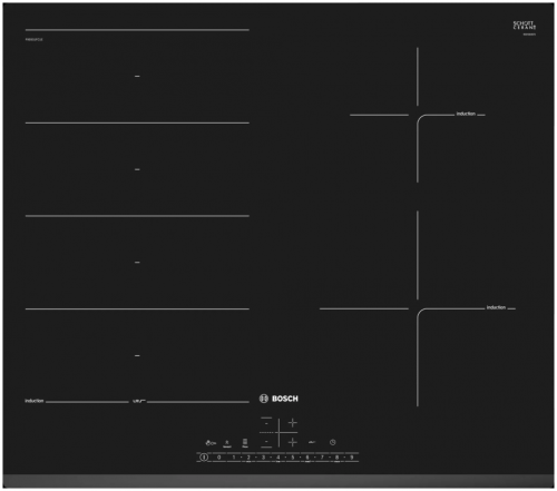 Индукционная варочная панель Bosch PXE631FC1E, черный
